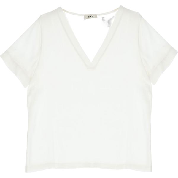 t-shirt Dixie bianco tinta unita