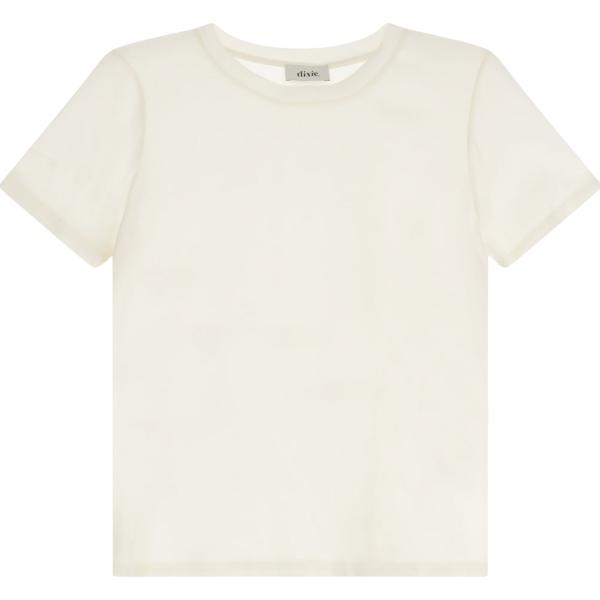 t-shirt Dixie bianco tinta unita