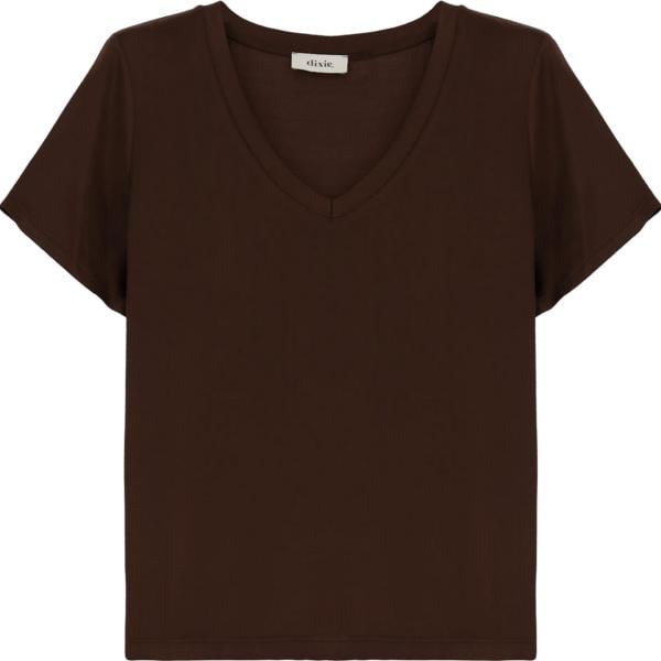 t-shirt Dixie marrone