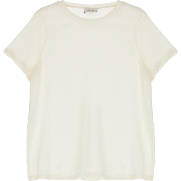 t-shirt Dixie bianco tinta unita