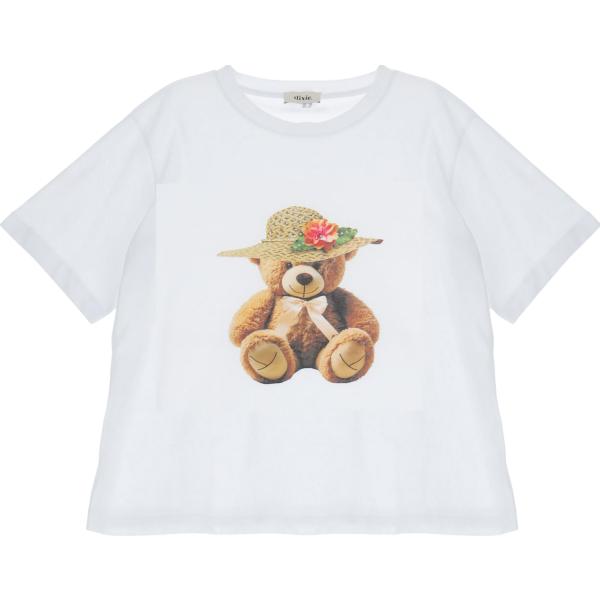 t-shirt Dixie bianco con stampe