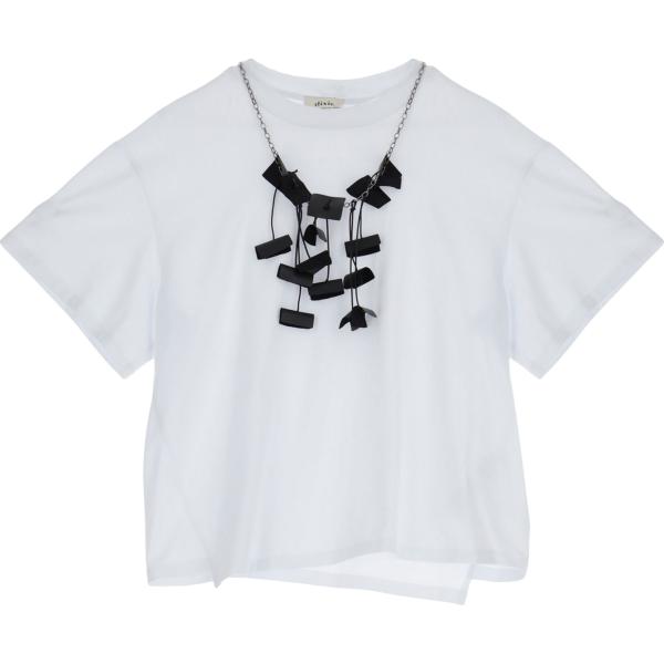 t-shirt Dixie bianco tinta unita