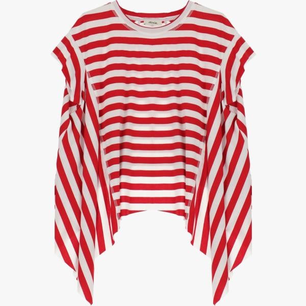 t-shirt Dixie multicolore a righe