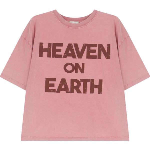 t-shirt Dixie rosa con stampe