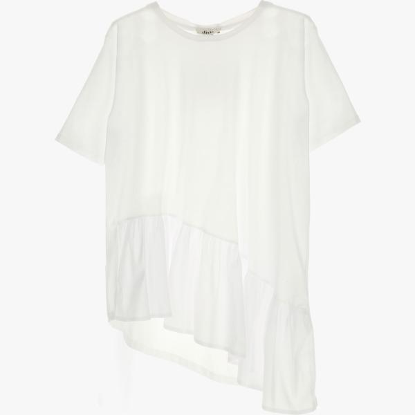 maglieria Dixie bianco tinta unita