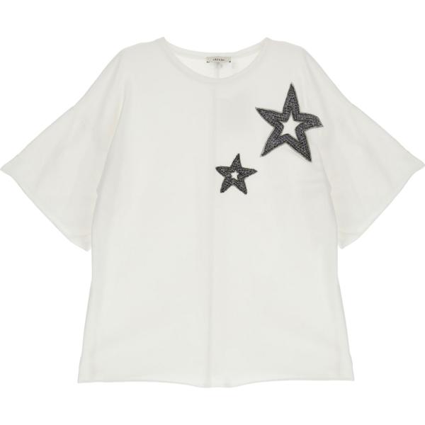 t-shirt Dixie bianco tinta unita