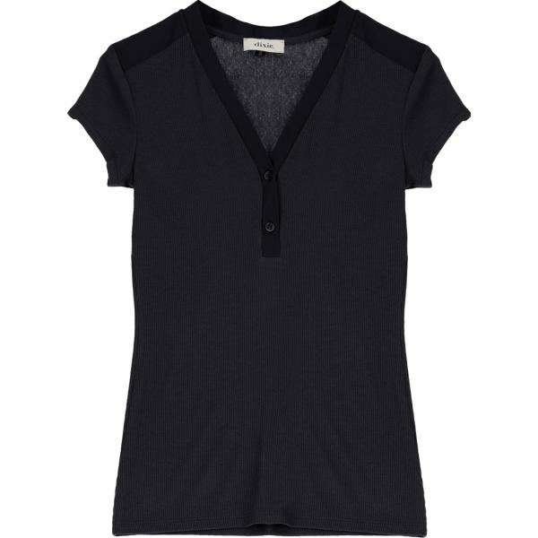 t-shirt Dixie nero