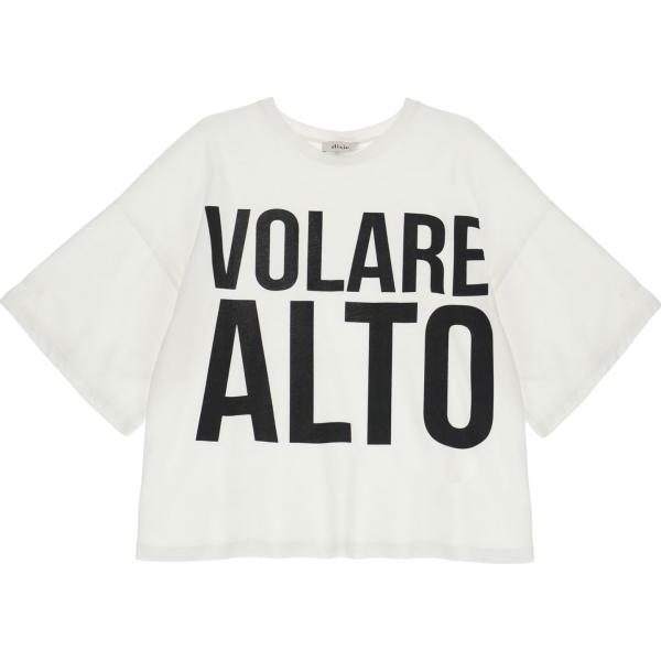 t-shirt Dixie bianco con stampe