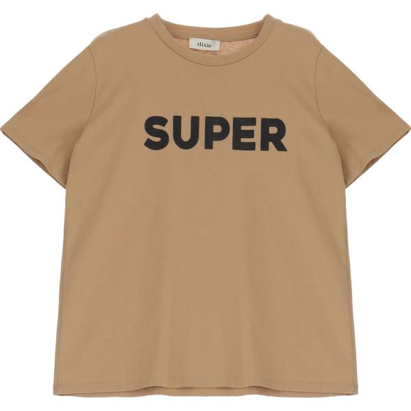 t-shirt Dixie marrone con stampe