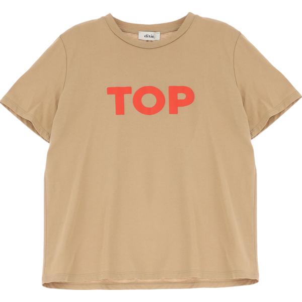 t-shirt Dixie marrone con stampe