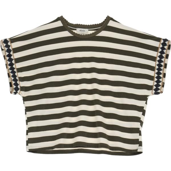 t-shirt Dixie multicolore geometrica