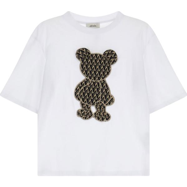 t-shirt Dixie bianco