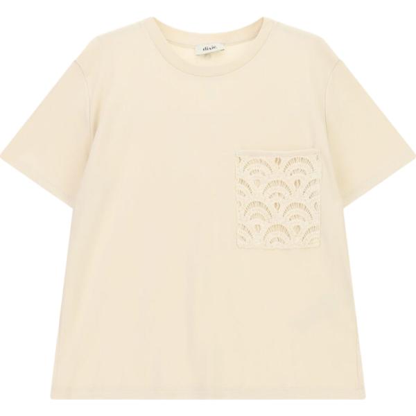 t-shirt Dixie bianco