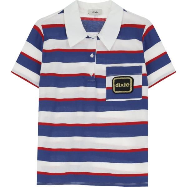 polo Dixie multicolore a righe