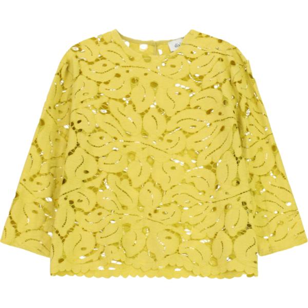 top Dixie giallo a fiori