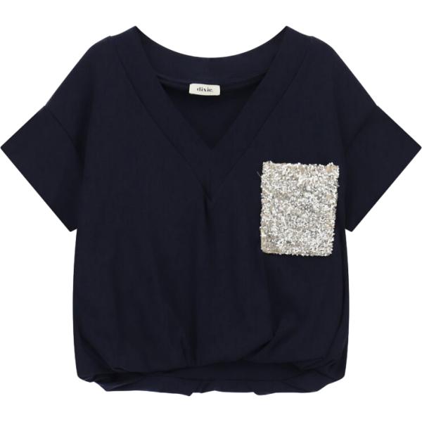 t-shirt Dixie blu