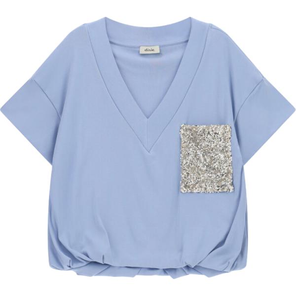 t-shirt Dixie blu