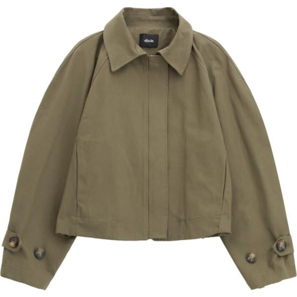 Bomber da donna collo classico corto con zip Dixie