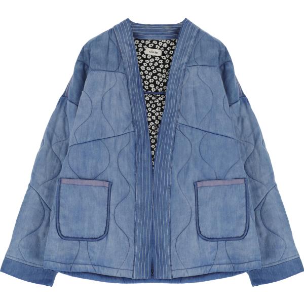 blazer Dixie blu tinta unita