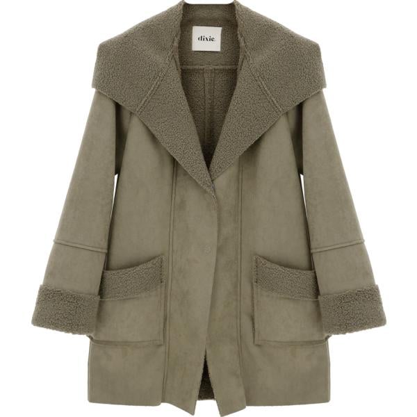 blazer Dixie verde tinta unita