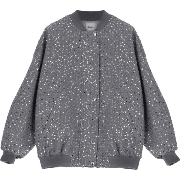blazer Dixie grigio tinta unita