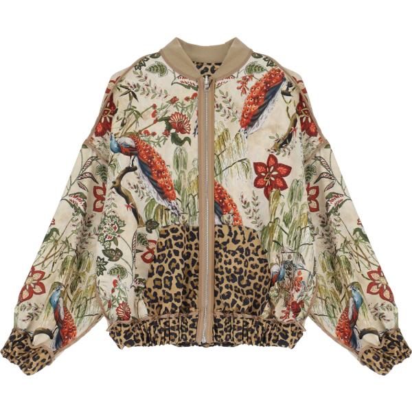 blazer Dixie marrone a fiori