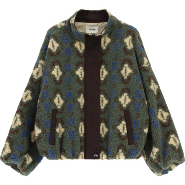 blazer Dixie nero con stampe