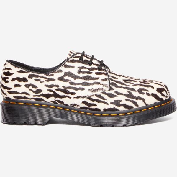 scarpe stringate Dr. Martens grigio animalier