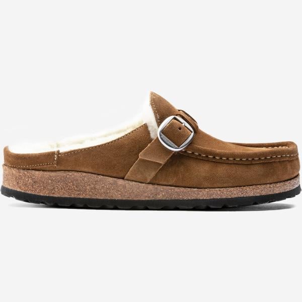 sandali in pelle Birkenstock marrone