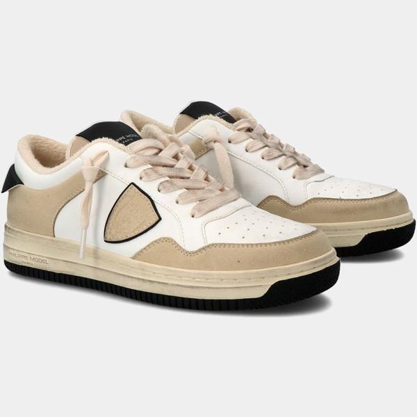 sneakers Philippe Model bianco con stampe