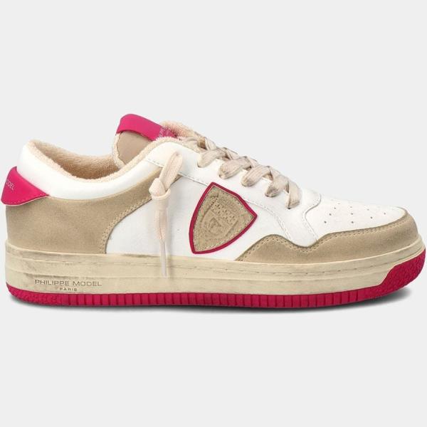 sneakers Philippe Model bianco con stampe