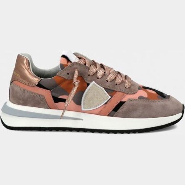 sneakers Philippe Model marrone con stampe