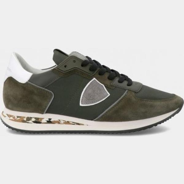 sneakers Philippe Model verde military