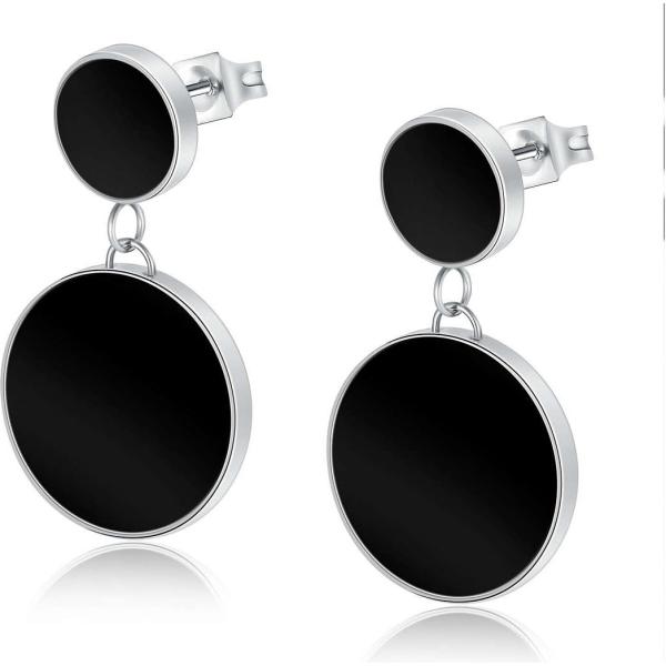orecchini Brand nero