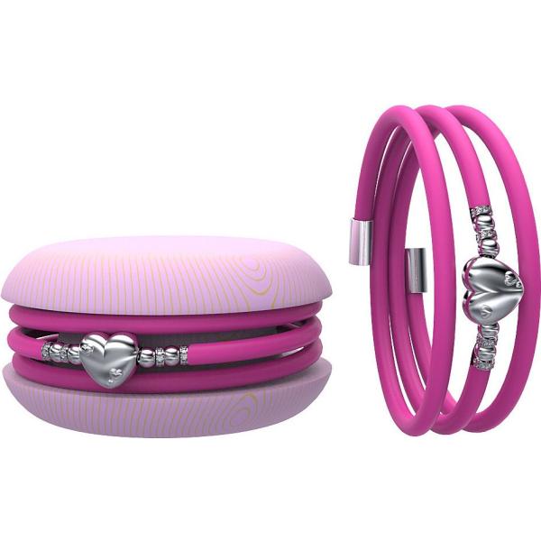 braccialetti Too late rosa