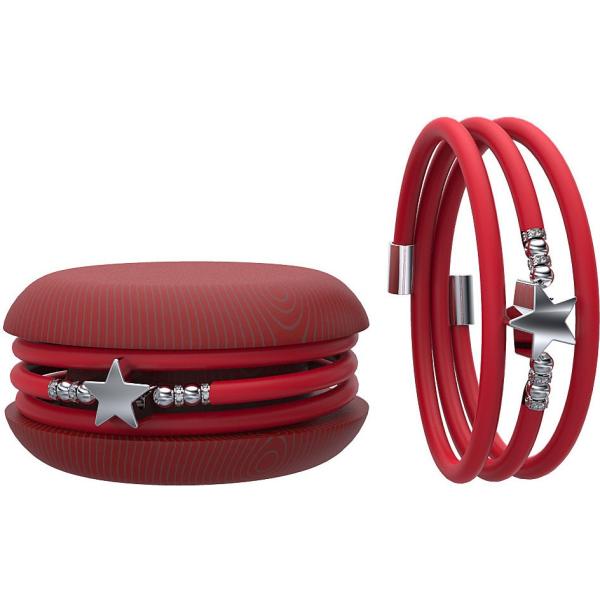 braccialetti Too late rosso