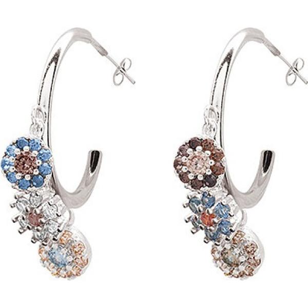 orecchini For You Jewels bianco a fiori