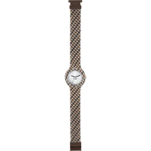 orologi Hip Hop marrone pied de poule