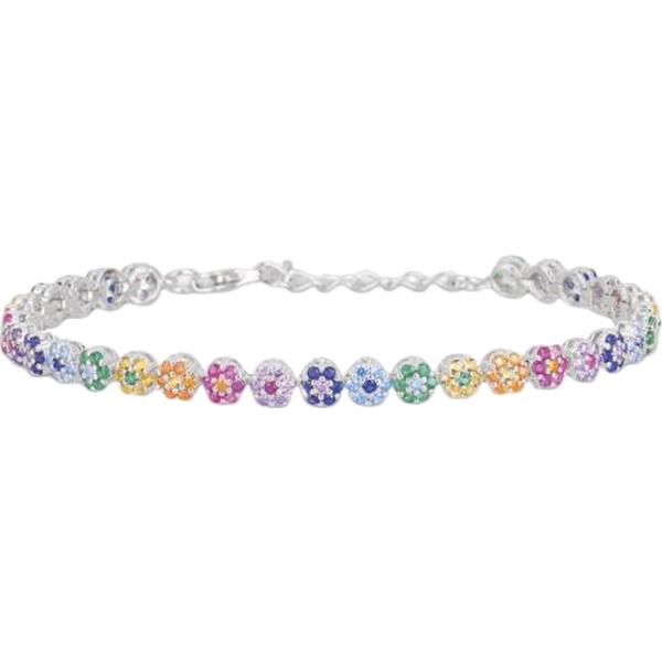 braccialetti Mabina Gioielli grigio a fiori