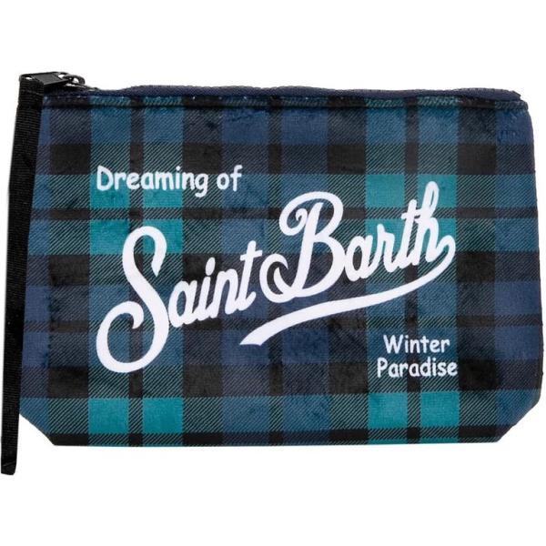 pochette Mc2 Saint Barth nero con stampe