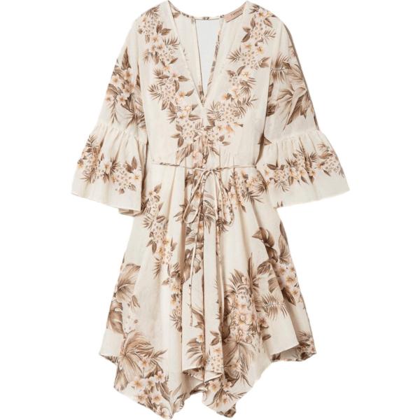 vestiti asimmetrici Twinset bianco con stampe