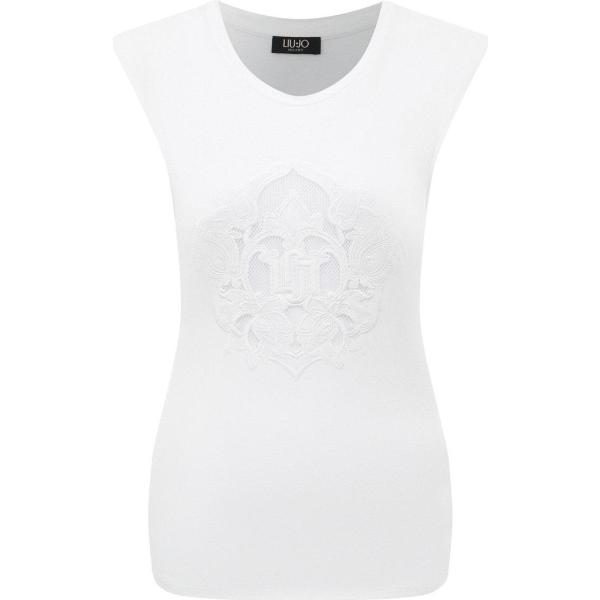 t-shirt Liu-Jo bianco