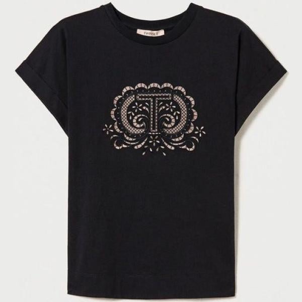 t-shirt Twinset blu