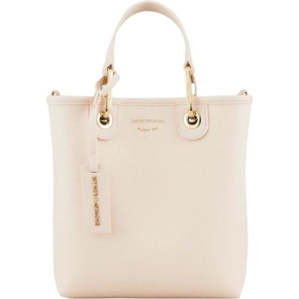 shopping bag Emporio Armani marrone con stampe