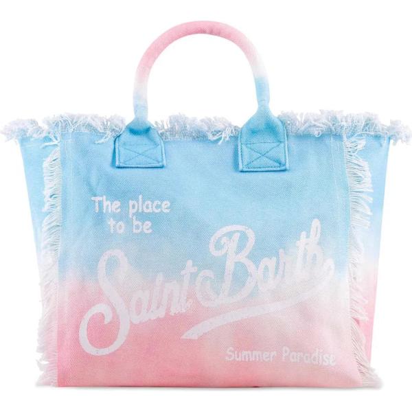 borse a spalla Mc2 Saint Barth blu tinta unita