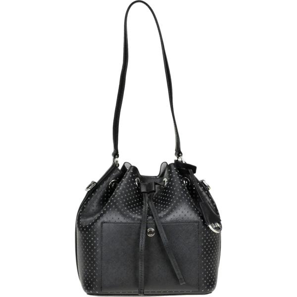 Borsa a tracolla secchiello con manico e coulisse con tracolla removibile MICHAEL Michael Kors