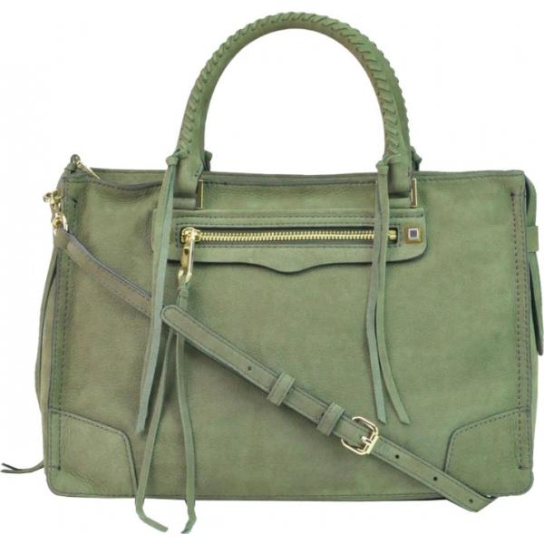 Borsa a tracolla effetto scamosciato con zip e tracolla regolabile Rebecca Minkoff