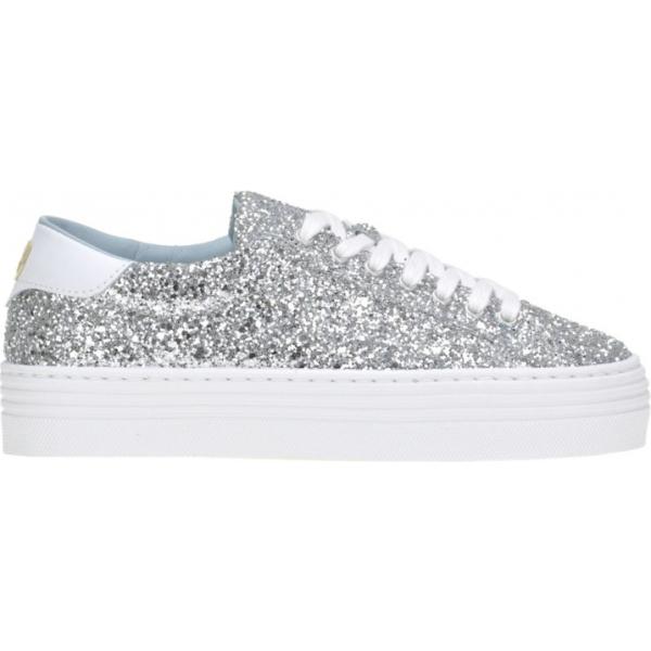 Sneakers mini con zeppe e lacci con punta tonda made italy Chiara Ferragni