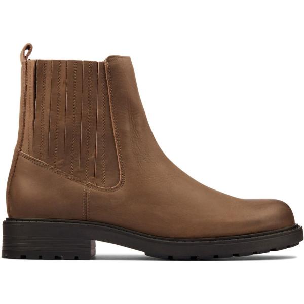 stivaletti chelsea Clarks marrone