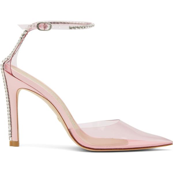 sandali col tacco Stuart Weitzman rosa